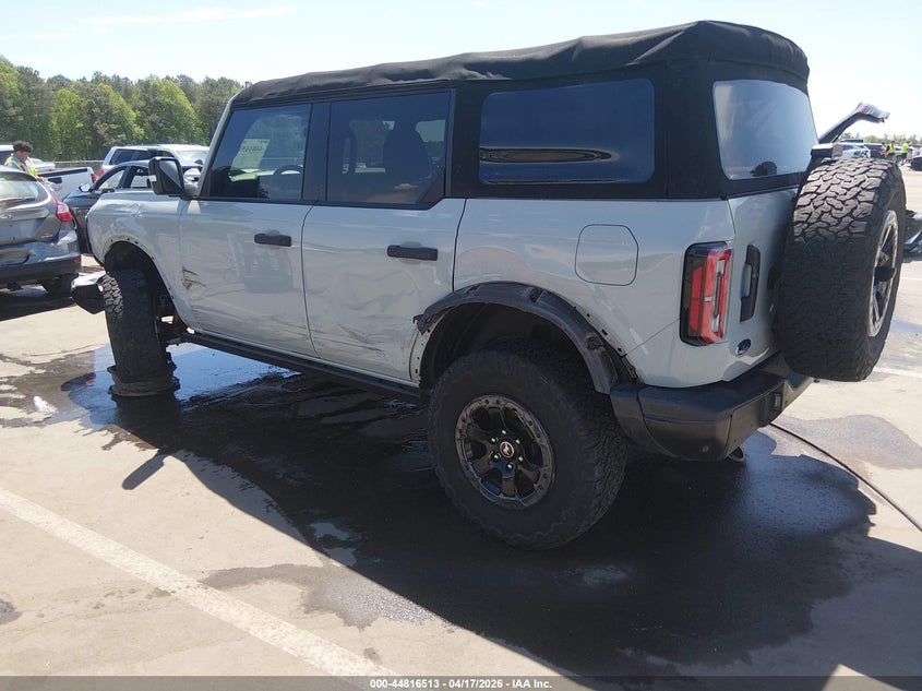 2022 Ford Bronco 2.7 Badlands grey Lot 111044816513 Vin 1FMEE5DP6NLB16509