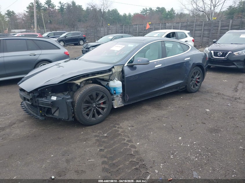 2018 Tesla Model s 100D/75D/P100D grey Lot 111044816618 Vin 5YJSA1E40JF293215