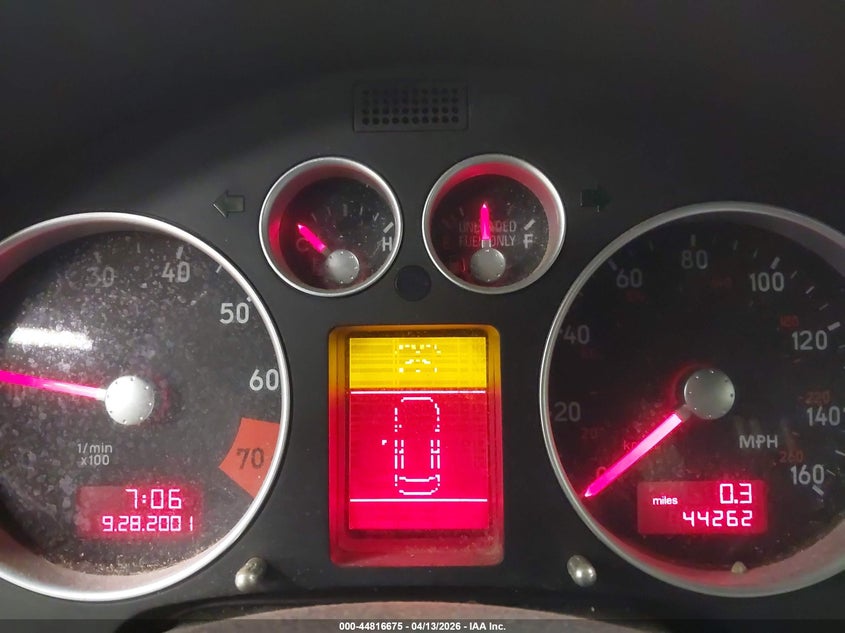 2002 Audi Tt 1.8L VIN: TRUUT28N821041824 Lot: 44816675