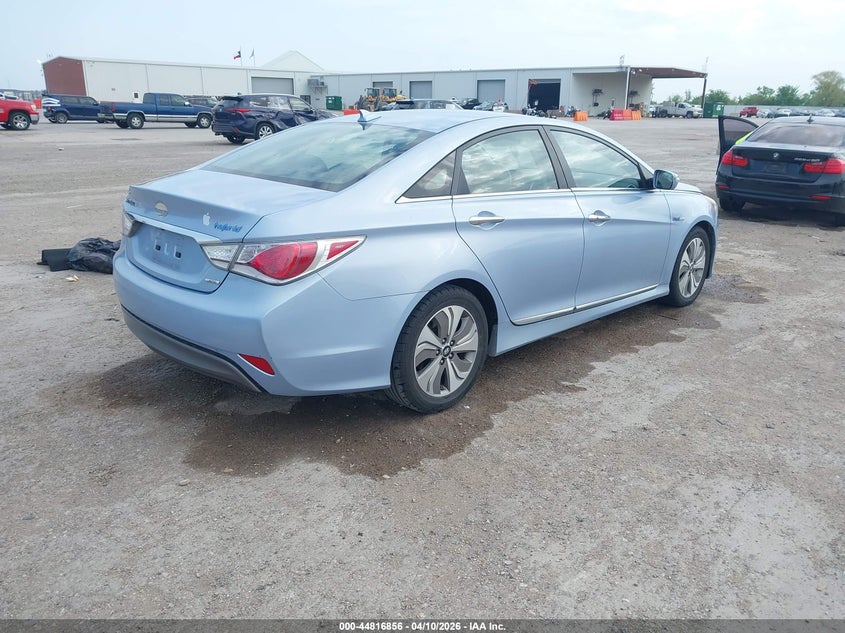 2013 Hyundai Sonata 2.4 Hybrid Limited blue Lot 111044816856 Vin KMHEC4A49DA079556