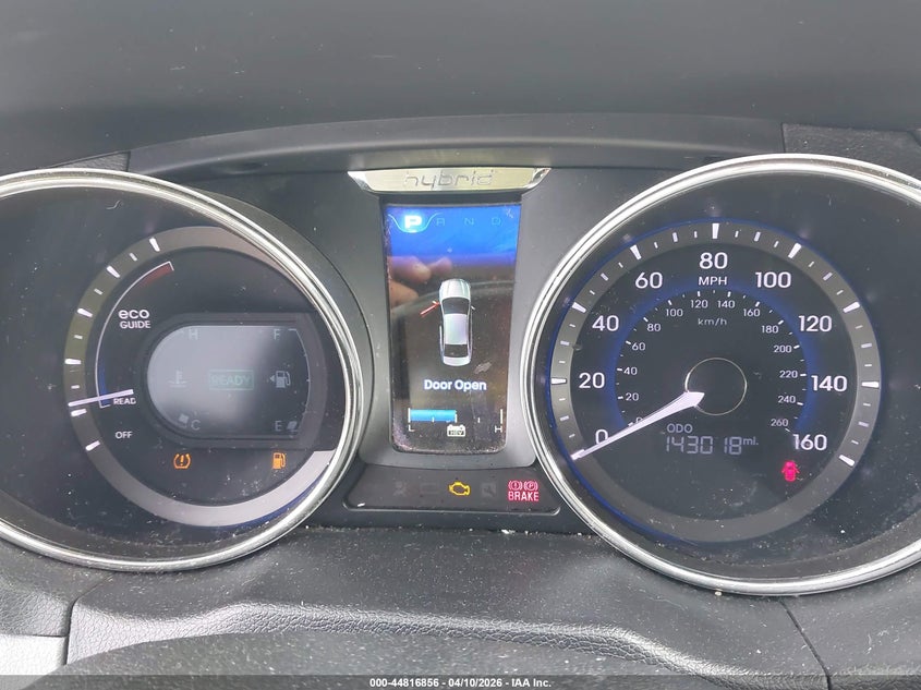 2013 Hyundai Sonata 2.4 Hybrid Limited blue Lot 111044816856 Vin KMHEC4A49DA079556