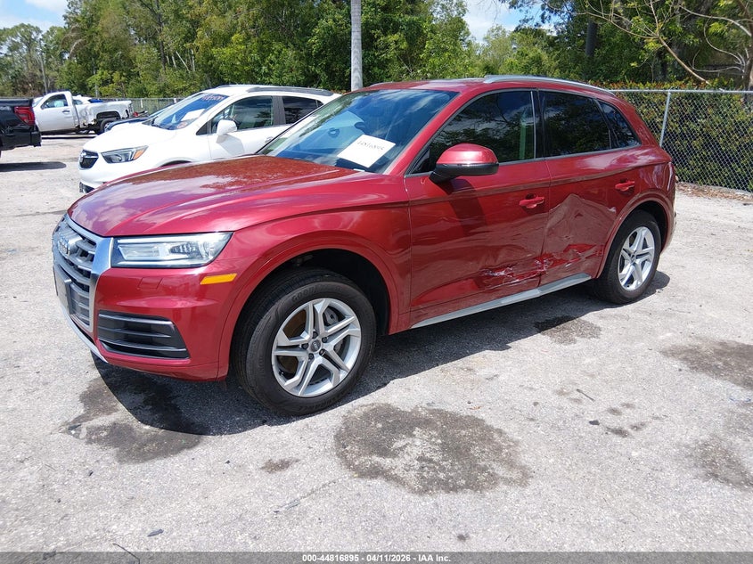 Vin: wa1anafy3j2110260, lot: 45314167, audi q5 2.0t premium/2.0t tech premium 20182