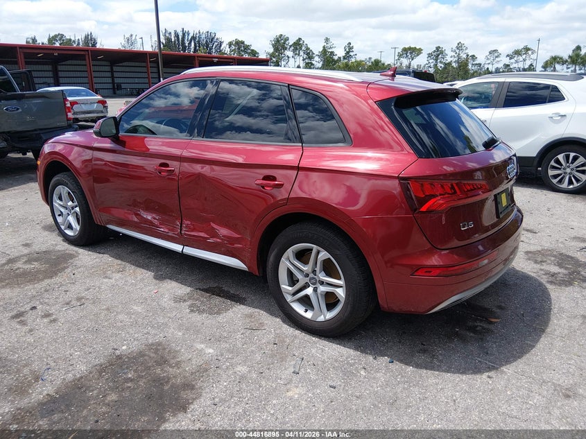 Vin: wa1anafy3j2110260, lot: 45314167, audi q5 2.0t premium/2.0t tech premium 20183