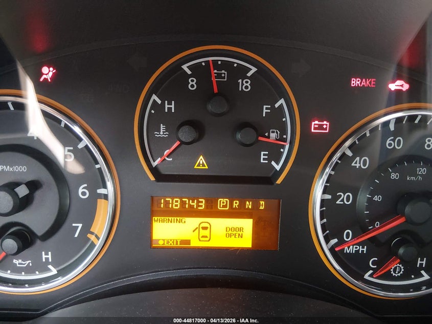 2012 Nissan Armada Sl VIN: 5N1BA0ND3CN603481 Lot: 44817000