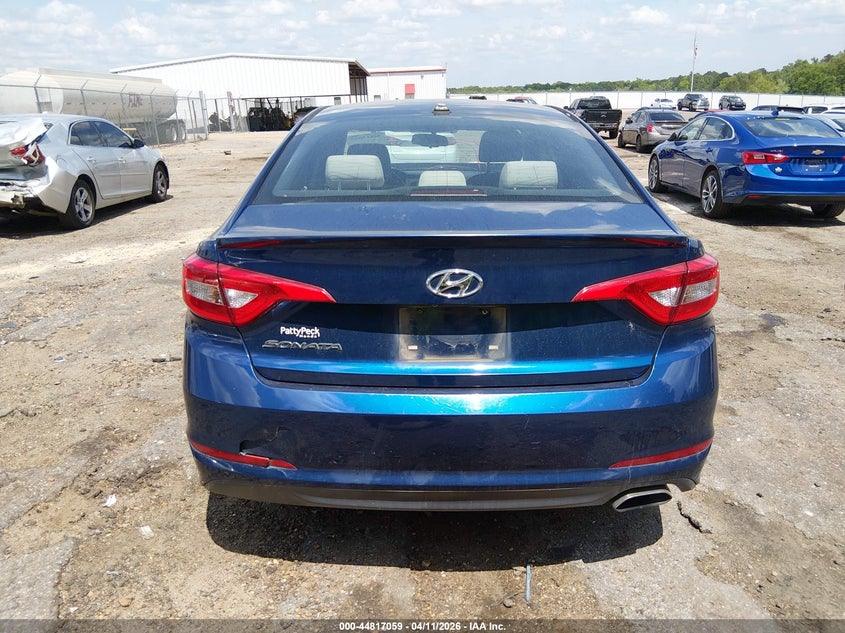 2016 Hyundai Sonata 2.4 Se blue Lot 111044817059 Vin 5NPE24AF2GH361902
