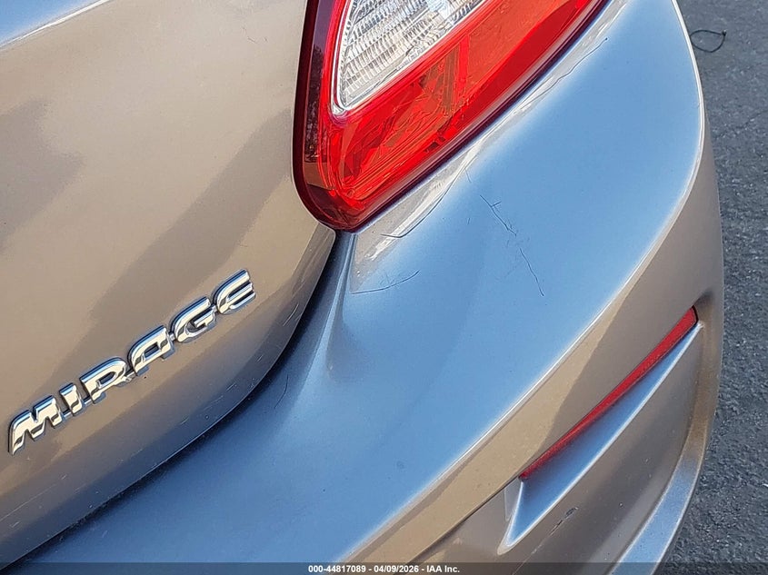 2018 Mitsubishi Mirage Es VIN: ML32A3HJ6JH008291 Lot: 44817089