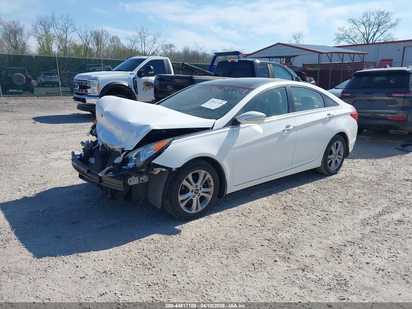 2013 Hyundai Sonata 2.4 Limited white Lot 111044817109 Vin 5NPEC4ACXDH699403