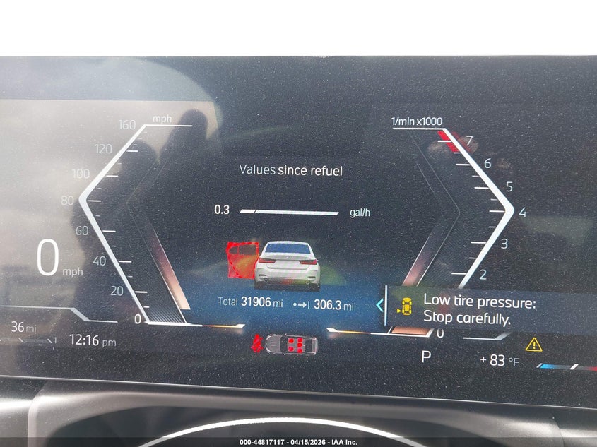 2024 BMW 330I VIN: 3MW69FF02R8E23186 Lot: 44817117