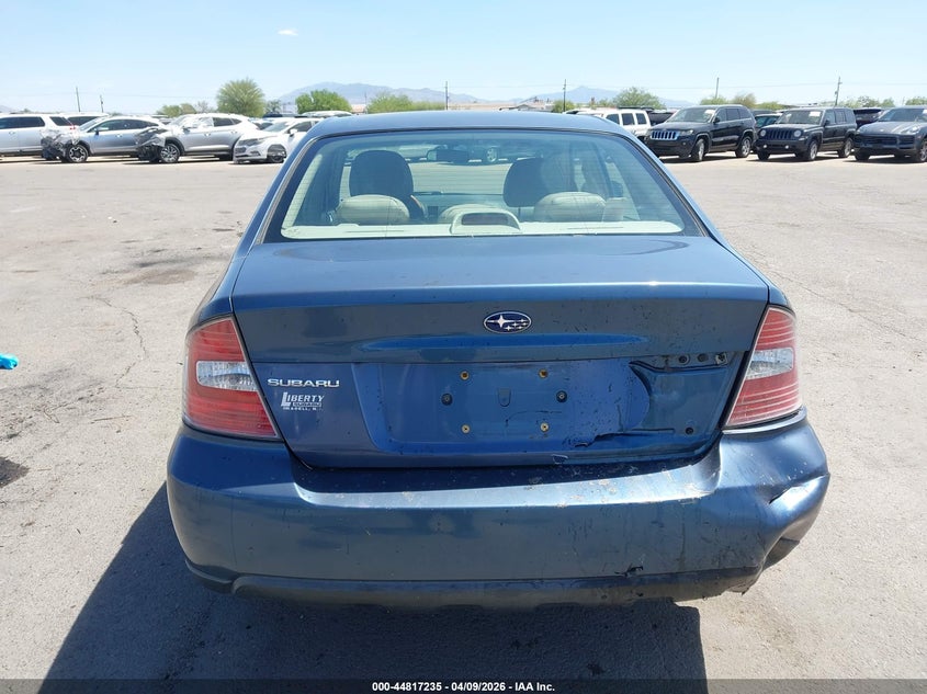 2005 Subaru Outback 3.0R VIN: 4S4BL84CX54222060 Lot: 44817235