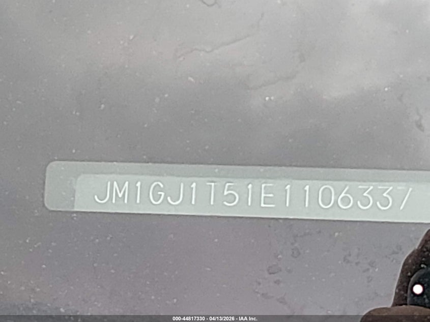 2014 Mazda Mazda6 I Touring VIN: JM1GJ1T51E1106337 Lot: 44817330