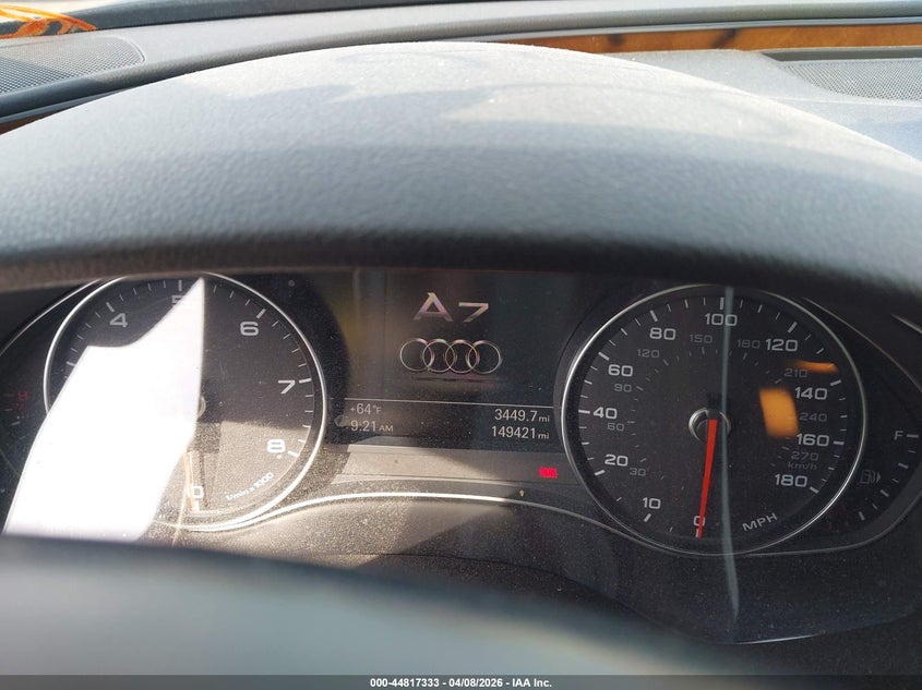 2015 Audi A7 3.0T Premium Plus VIN: WAUWGAFC0FN009237 Lot: 44817333