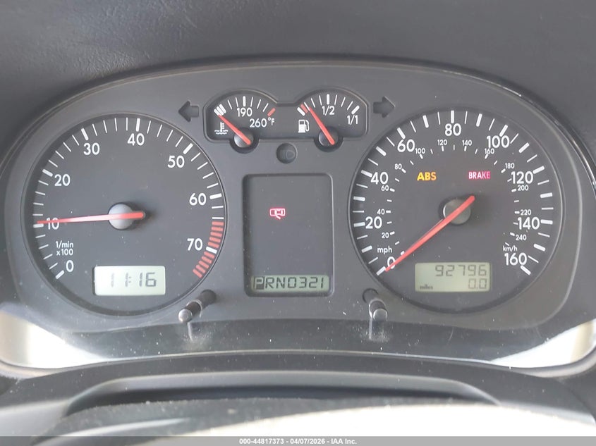 2003 Volkswagen Jetta Gl VIN: 3VWRK69M43M165543 Lot: 44817373