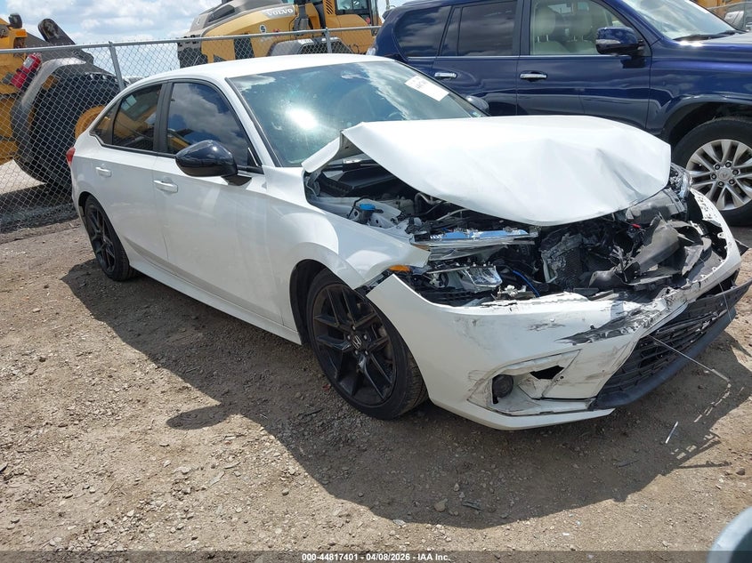 2023 Honda Civic 2.0 Sport white Lot 111044817401 Vin 2HGFE2F51PH543472