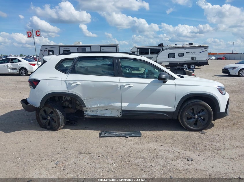 2025 Volkswagen Taos 1.5T S VIN: 3VV5C7B27SM014449 Lot: 44817408