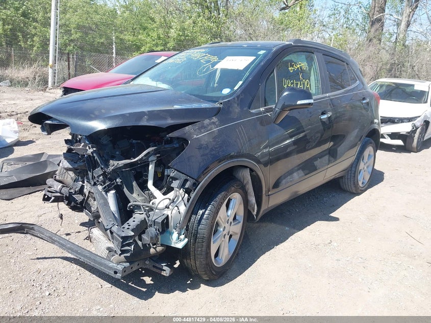 Vin: kl4cjasbxgb634763, lot: 45314701, buick encore 20162