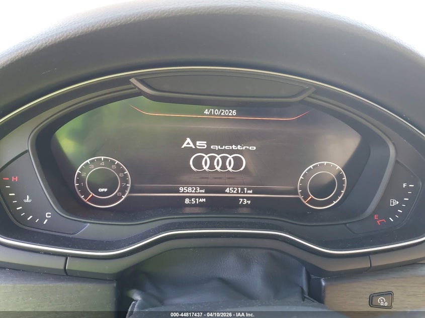 2019 Audi A5 45 Premium VIN: WAUBNDF53KA041012 Lot: 44817437