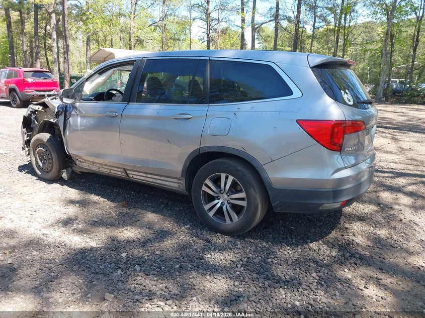 2017 Honda Pilot 3.5 Ex-L grey Lot 111044817441 Vin 5FNYF5H54HB015676