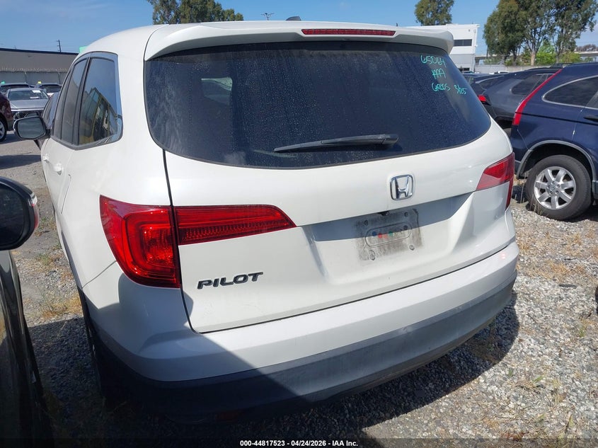 2016 Honda Pilot Ex-L