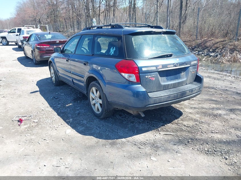 SUBARU OUTBACK 2008 VIN 4S4BP61C086355545