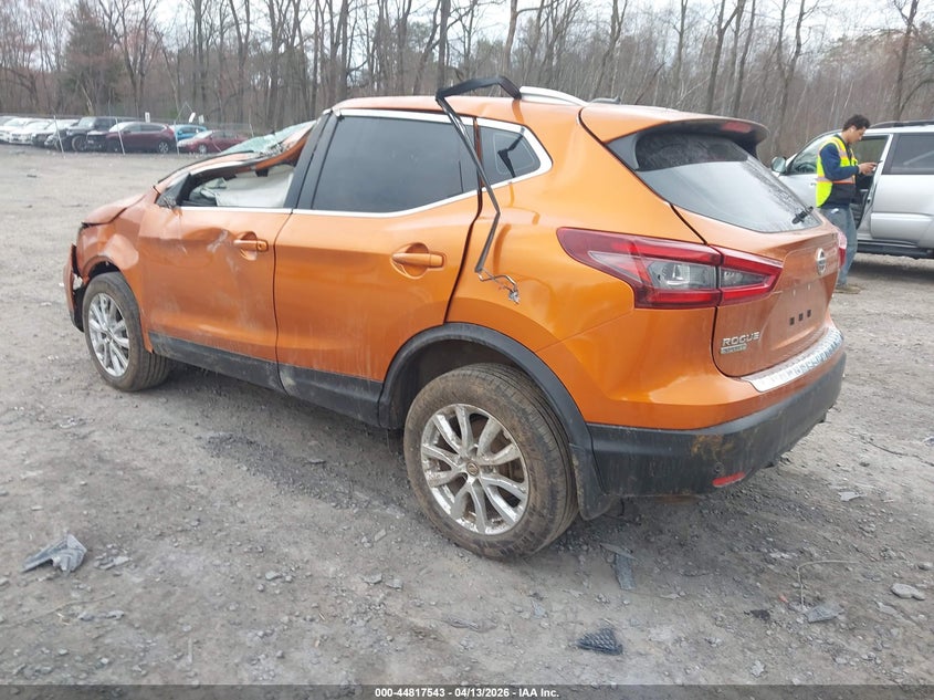 JN1BJ1BW0NW481663 2022 Nissan Rogue 2.0 Sport Sv Awd Xtronic Cvt orange
