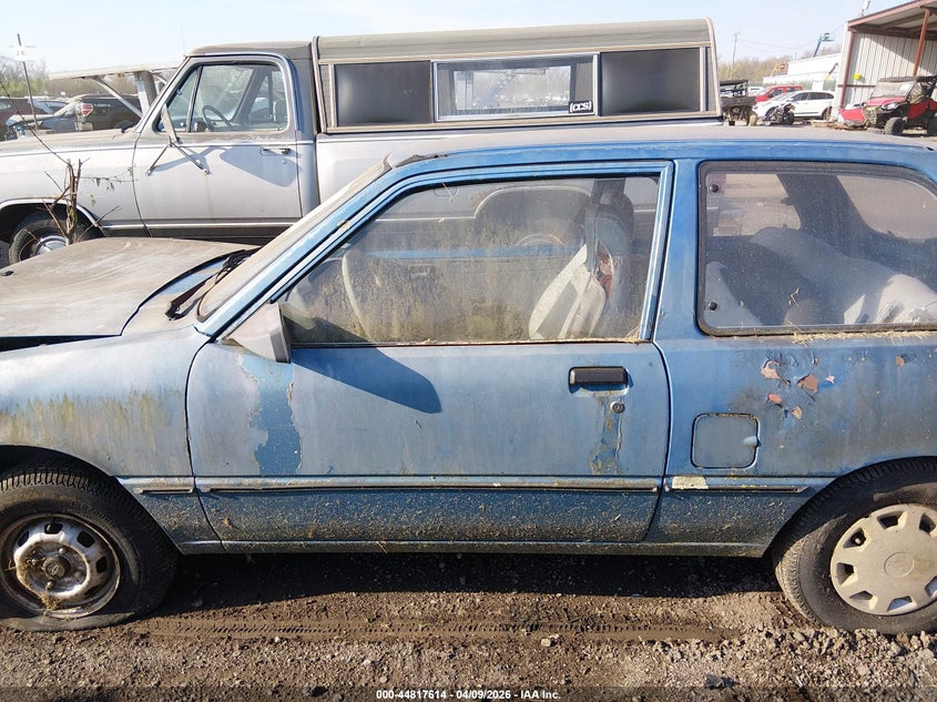 1988 CHEVROLET GEO SPRINT ER HATCHBACK 1.0L I3 CRB C
