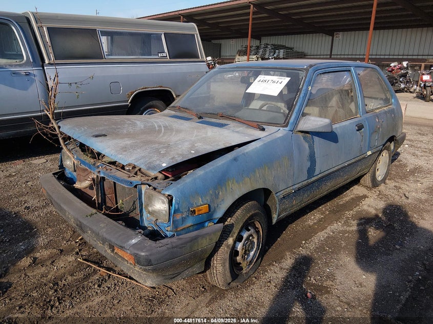 1988 CHEVROLET GEO SPRINT ER HATCHBACK 1.0L I3 CRB C