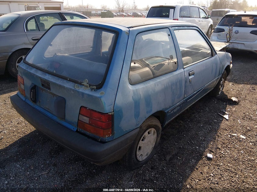 1988 CHEVROLET GEO SPRINT ER HATCHBACK 1.0L I3 CRB C