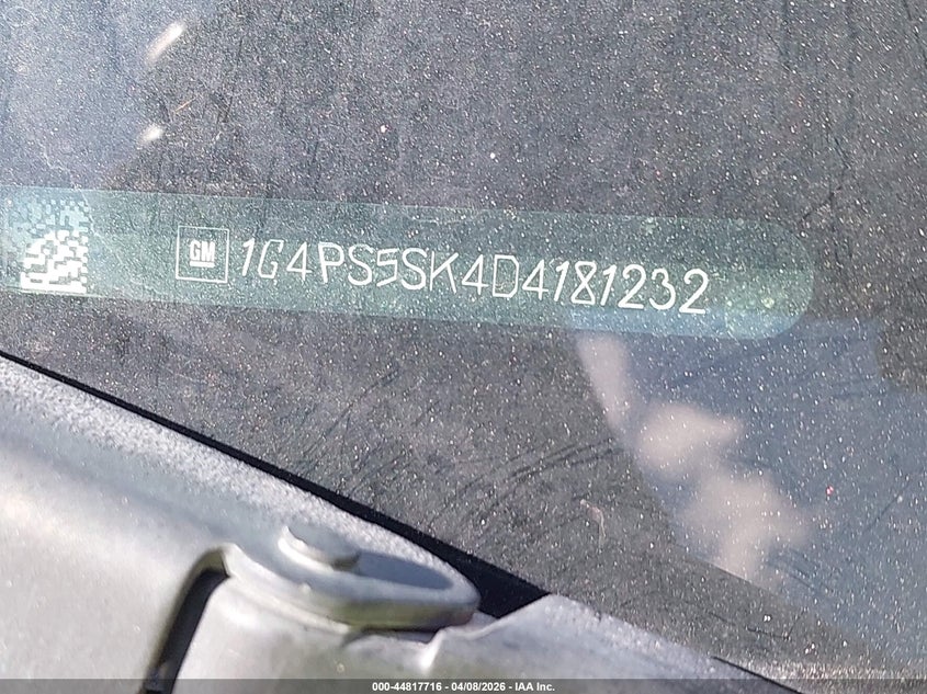 2013 Buick Verano Leather Group VIN: 1G4PS5SK4D4181232 Lot: 44817716