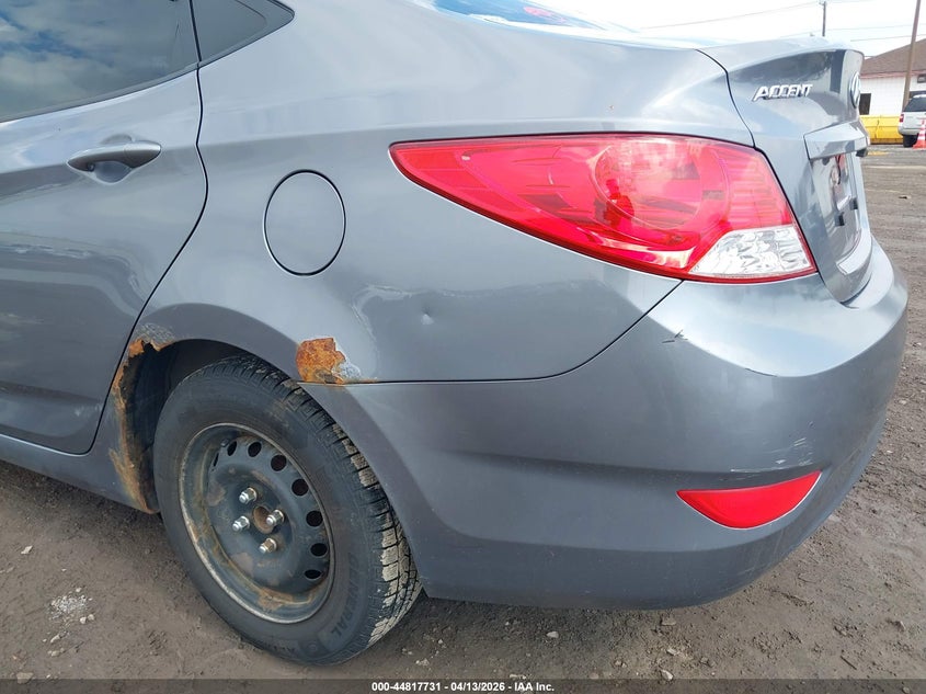 2013 Hyundai Accent Gls VIN: KMHCT4AEXDU487904 Lot: 44817731