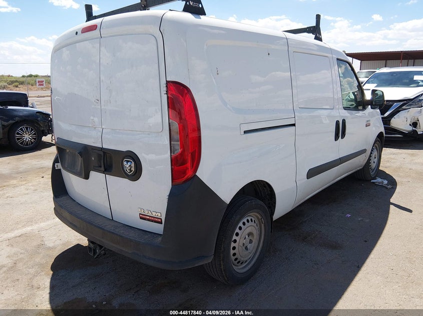Vin: zfbhrfab2m6v26597, lot: 45315112, ram promaster city tradesman 20214