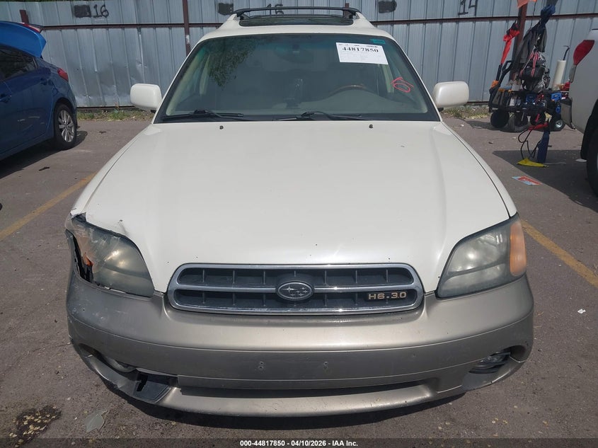 2001 Subaru Outback H6-3.0 VIN: 4S3BH806X17638236 Lot: 44817850