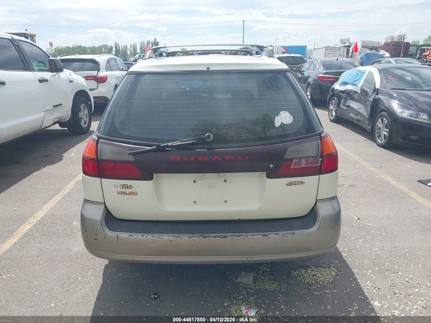 2001 Subaru Outback H6-3.0 VIN: 4S3BH806X17638236 Lot: 44817850