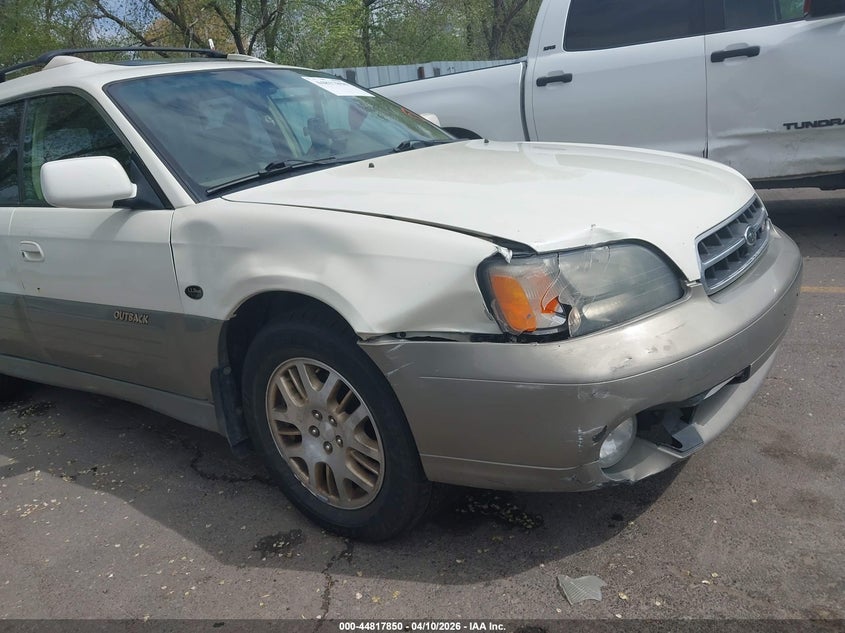 2001 Subaru Outback H6-3.0 VIN: 4S3BH806X17638236 Lot: 44817850