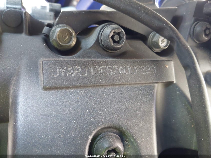 2007 Yamaha Fz6 Shg VIN: JYARJ13E57A002229 Lot: 44818022