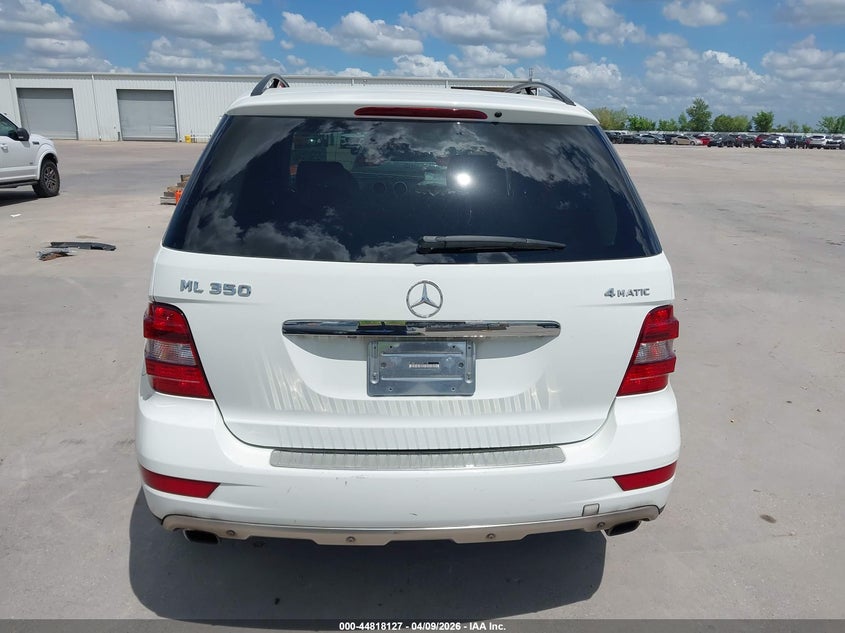 2009 Mercedes-Benz Ml 350 4Matic VIN: 4JGBB86E39A457196 Lot: 44818127