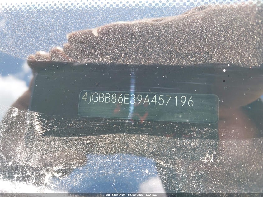 2009 Mercedes-Benz Ml 350 4Matic VIN: 4JGBB86E39A457196 Lot: 44818127