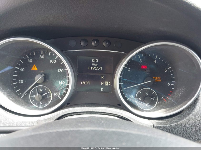 2009 Mercedes-Benz Ml 350 4Matic VIN: 4JGBB86E39A457196 Lot: 44818127