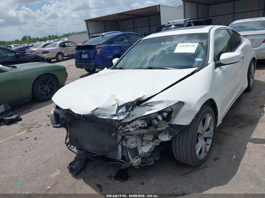 2012 Honda Accord 3.5 3.5 Ex-L white Lot 111044818150 Vin 1HGCS2B85CA003952