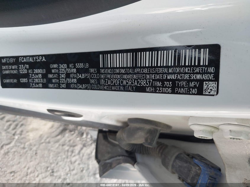 2024 Dodge Hornet R/T Eawd VIN: ZACPDFCW5R3A29837 Lot: 44818161