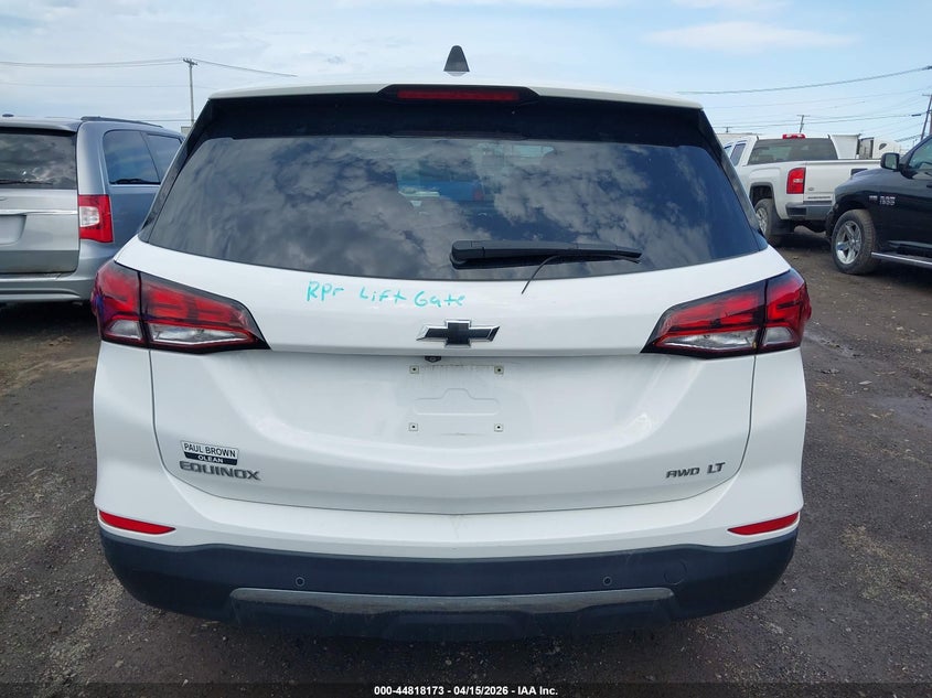 2022 Chevrolet Equinox Awd Lt VIN: 3GNAXUEVXNL227015 Lot: 44818173