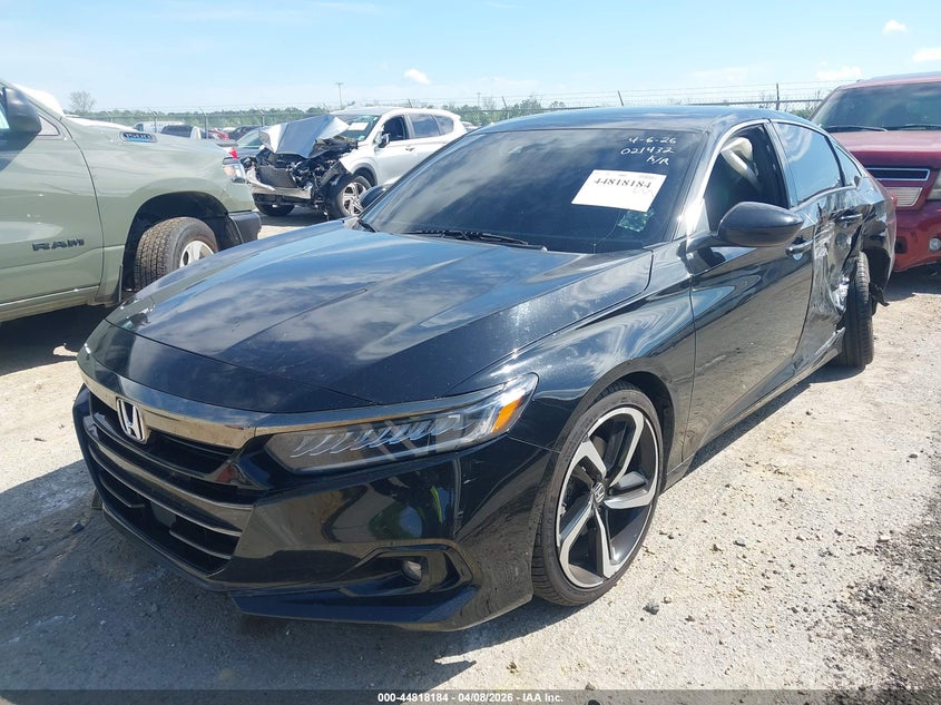VIN 1HGCV2F32NA021432 2022 HONDA ACCORD SPORT 2.0T