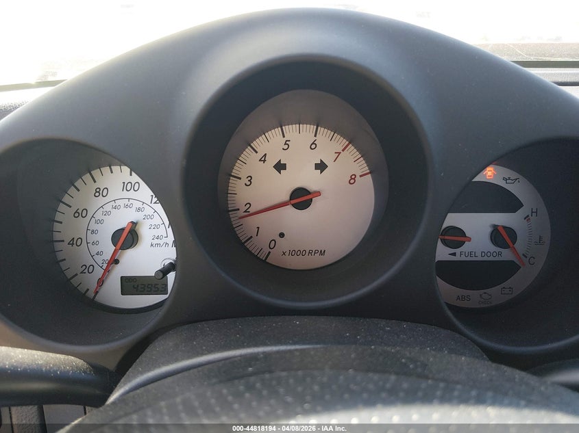 2003 Toyota Mr2 Spyder VIN: JTDFR320130065863 Lot: 44818194
