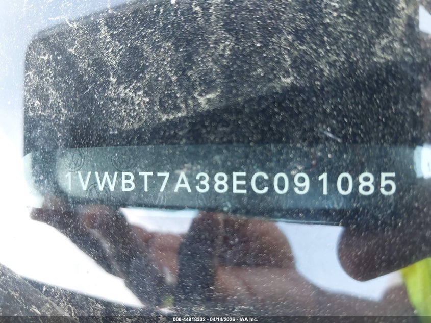 2014 Volkswagen Passat 1.8T Se VIN: 1VWBT7A38EC091085 Lot: 44818332