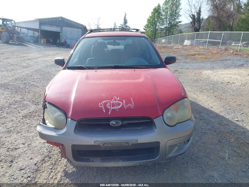 2004 Subaru Impreza Outback Sport VIN: JF1GG68564H818603 Lot: 44818359