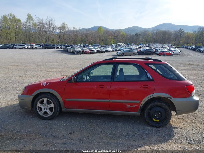 2004 Subaru Impreza Outback Sport VIN: JF1GG68564H818603 Lot: 44818359