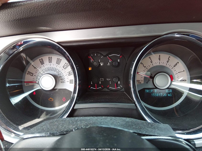 2012 Ford Mustang V6 Premium VIN: 1ZVBP8AM8C5271350 Lot: 44818374