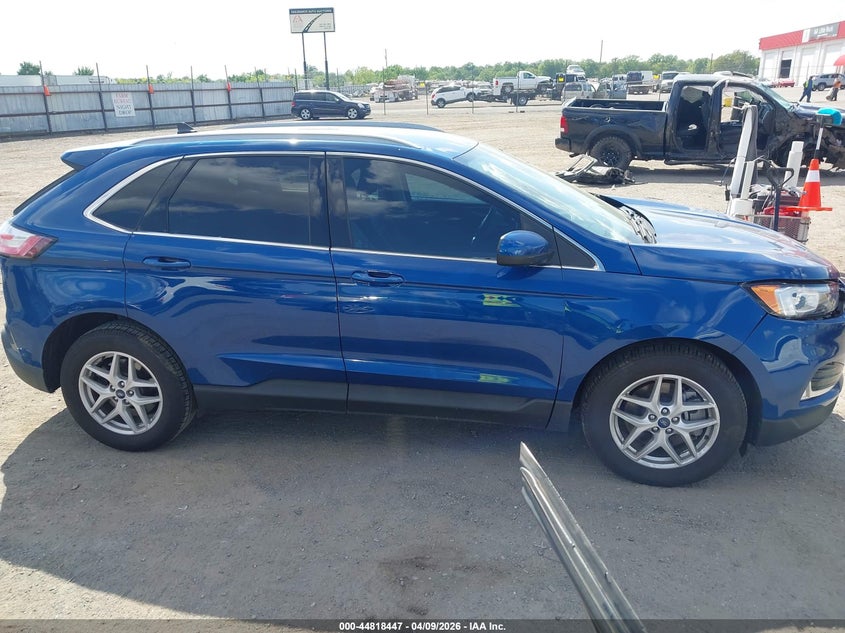 2021 Ford Edge 2.0 Sel blue Lot 111044818447 Vin 2FMPK4J91MBA19539