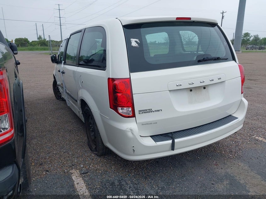 Vin: 2c4rdgbg0dr740982, lot: 45315731, dodge grand caravan american value pkg 20133