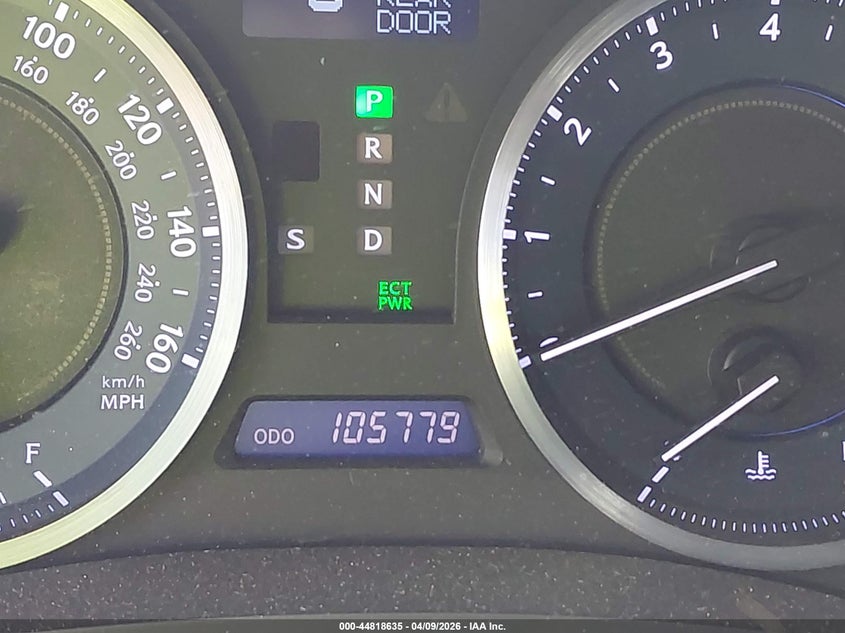 2012 Lexus Is 350 VIN: JTHBE5C24C5028619 Lot: 44818635