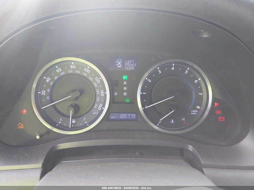 2012 Lexus Is 350 VIN: JTHBE5C24C5028619 Lot: 44818635